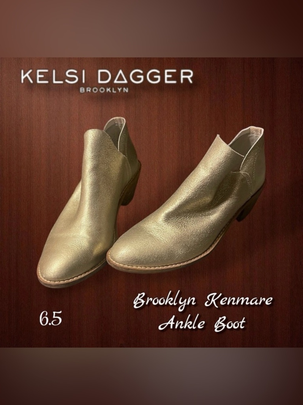 Kelsi Dagger Brooklyn Kenmare Ankle Booties Size 6.5
